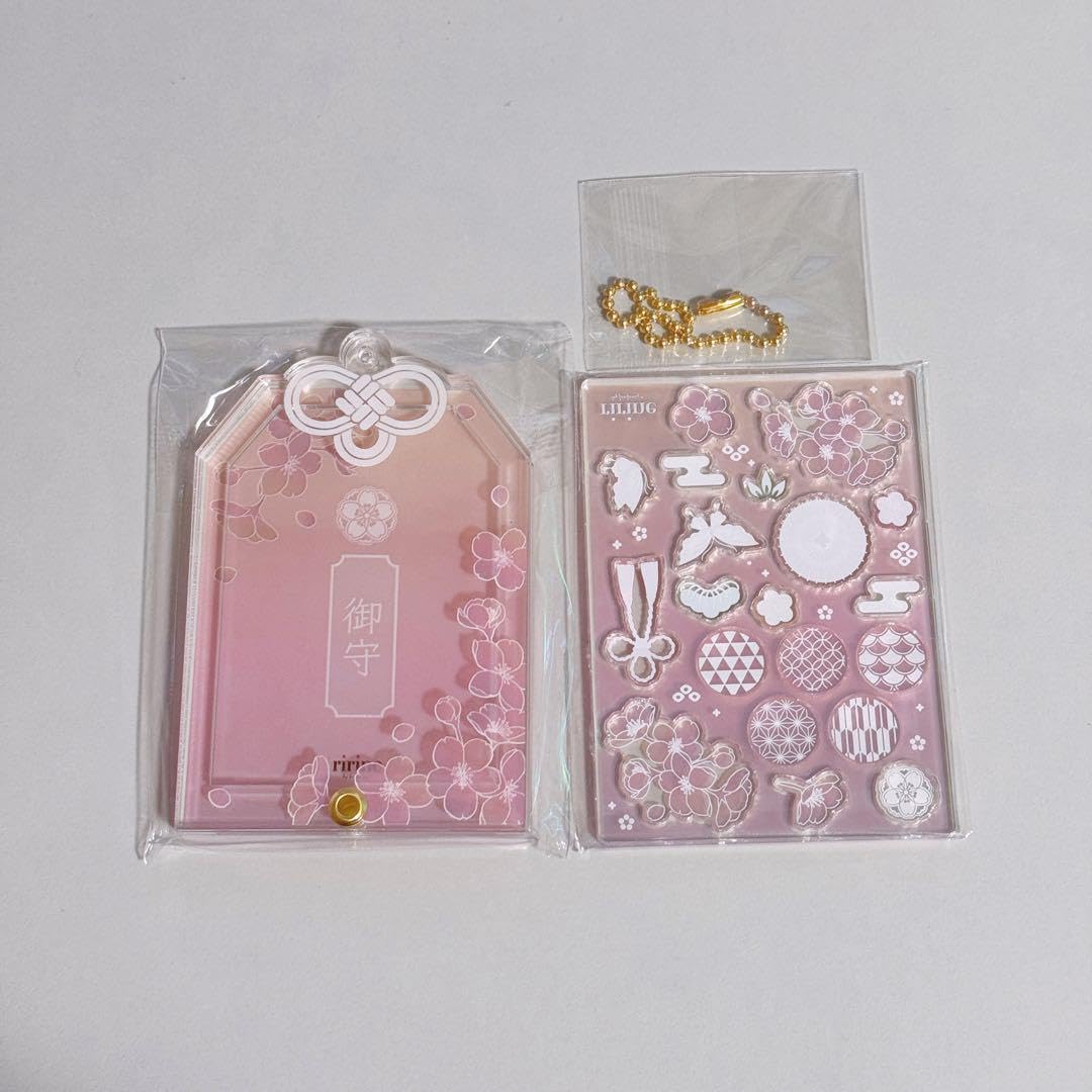 フクヤ　お守り　ミニアクリルフレーム　パーツセット　和花　6点セット お守りミニアクリルフレーム 和花 彼岸花| FUKUYA ONLINE フクヤ